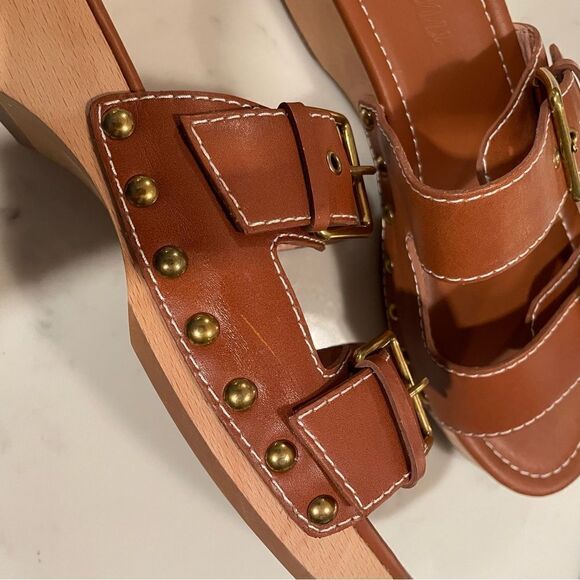 J crew Leather double buckle-strap sandals - Picture 7 of 7